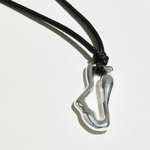 The Kylia Cord Pendant Necklace | Silver
