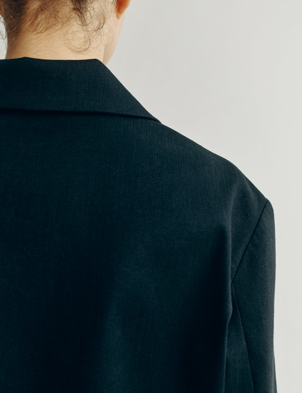 Womens | The Barrett Jacket in Striated Cotton | Midnight