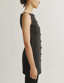 Womens | The Sculpted Mini Dress | Black