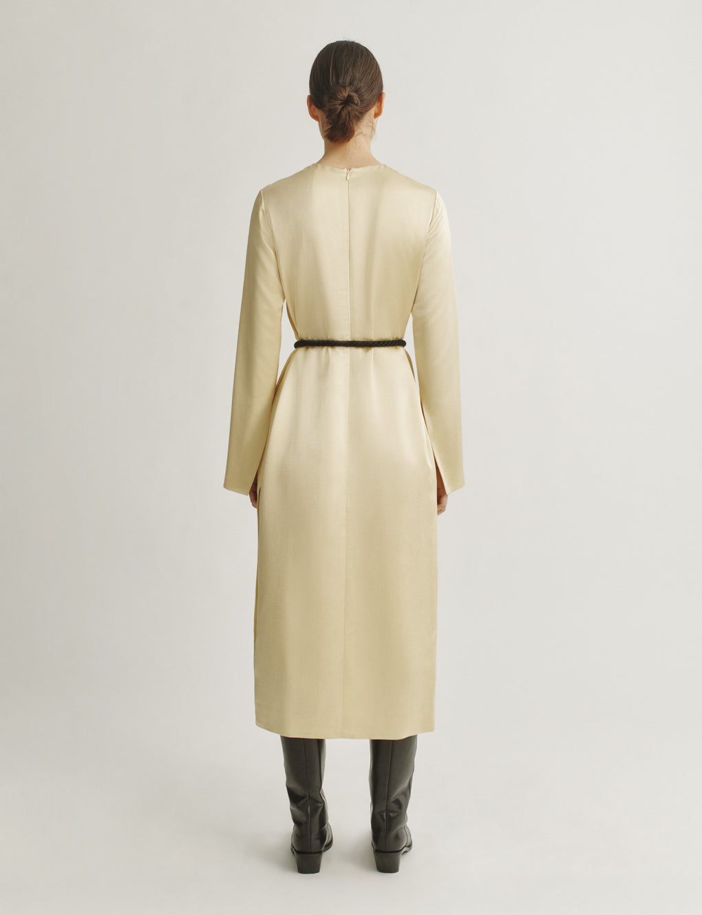 Womens | The Malina Dress | Champagne