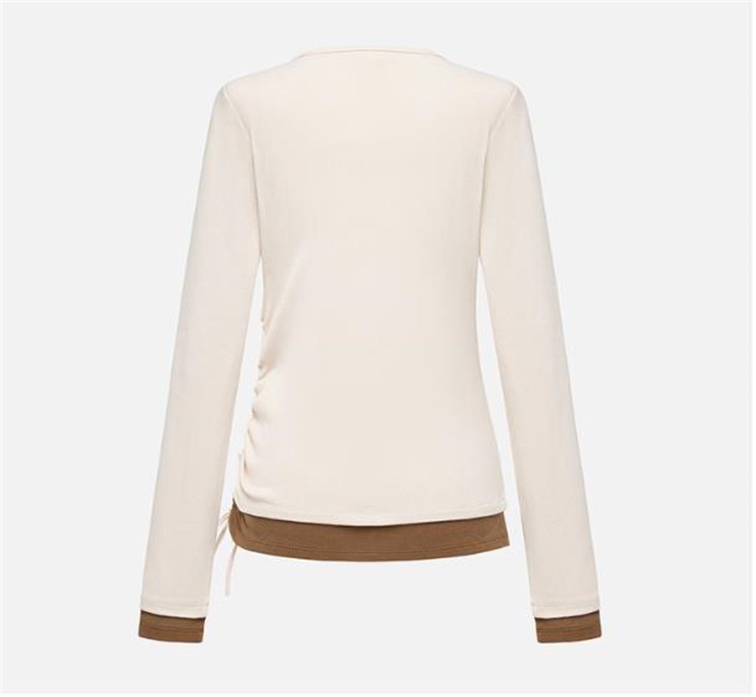 Slim-Fit Knit Base Layer Top | White/Green