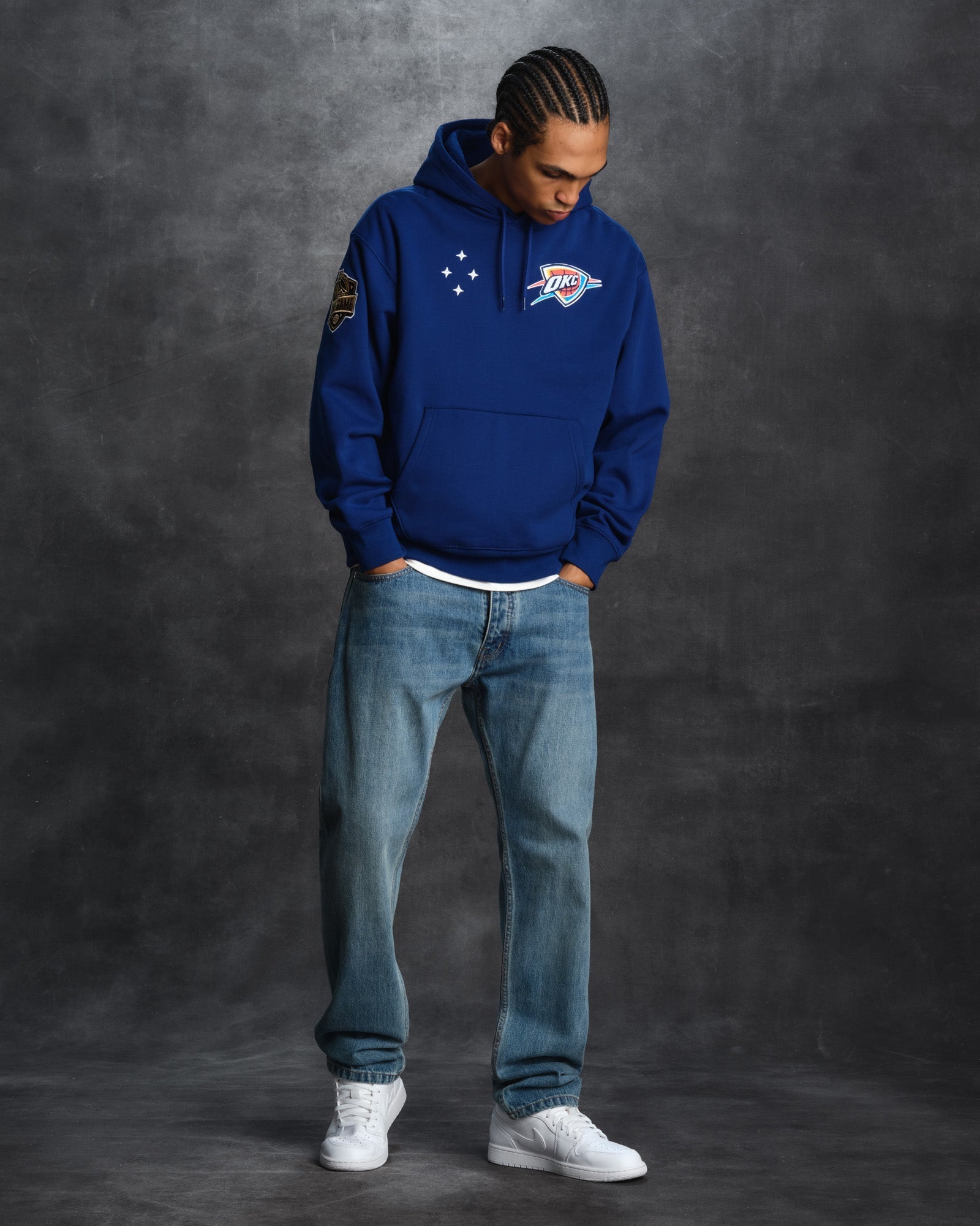 Mens | NBA Oklahoma City Thunder Hoodie | Navy