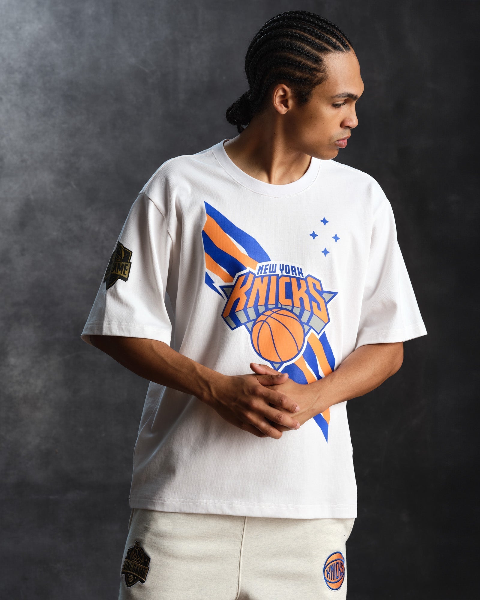 Mens | NBA New York Knicks Tee | White