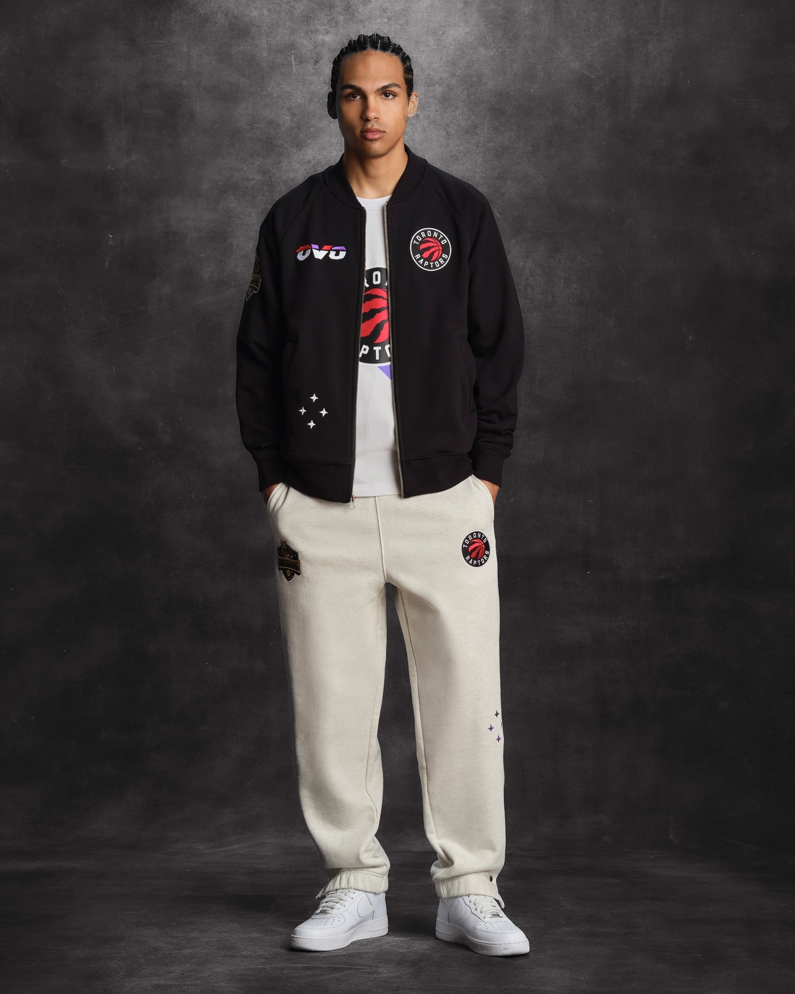 Mens | NBA Toronto Raptors Fleece Jacket | Black