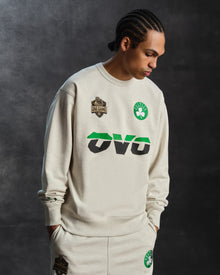 Mens | NBA Boston Celtics Crewneck | Pearl Grey