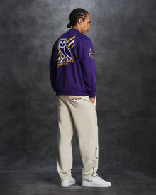 Mens | NBA Los Angeles Lakers Fleece Jacket | Purple