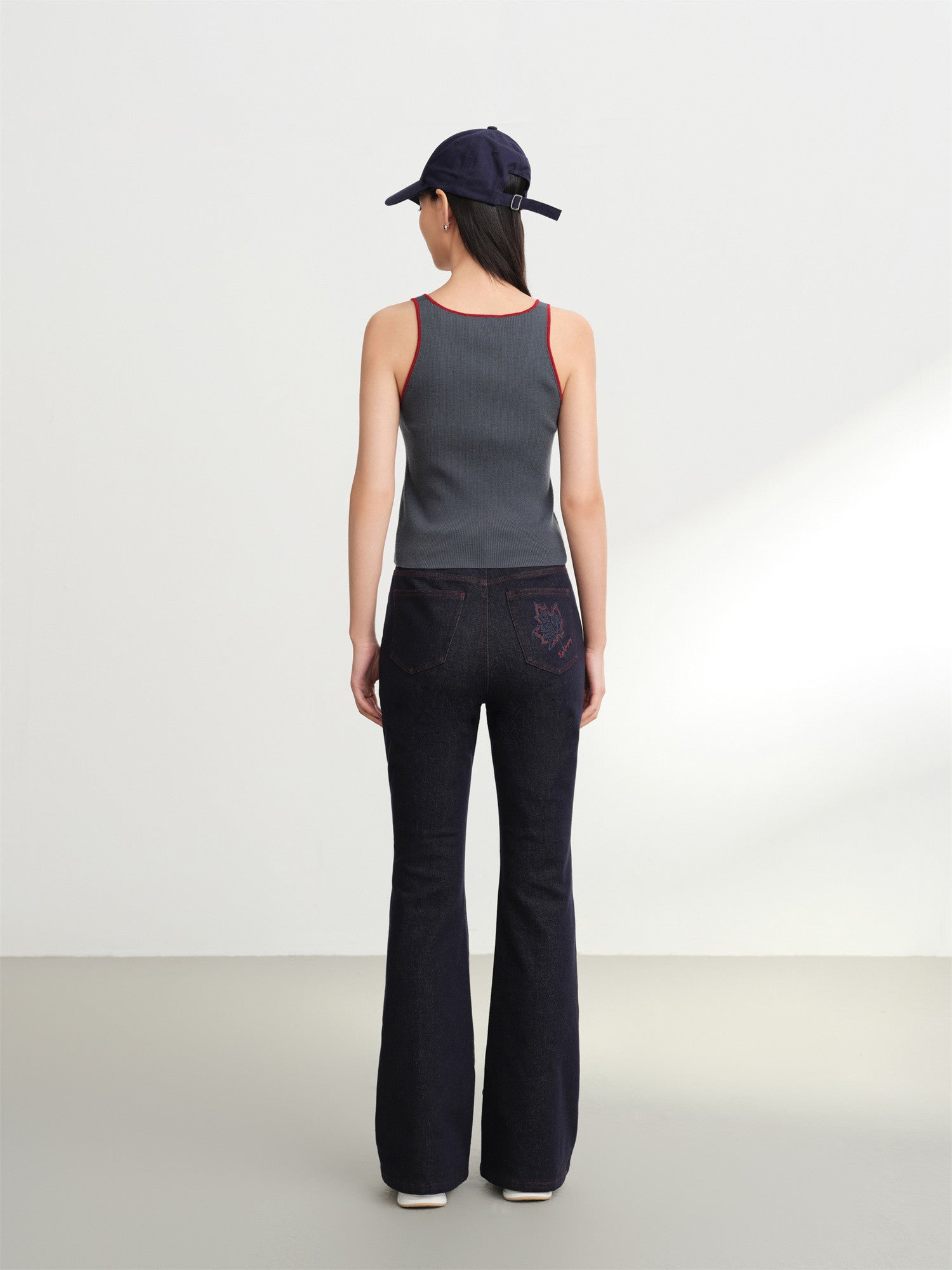 Merino Wool Knit Vest | Grey