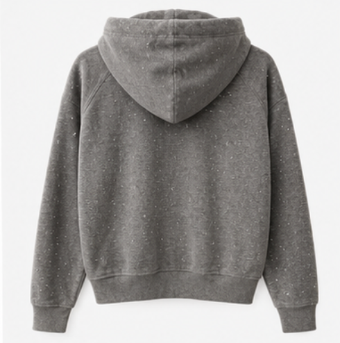 Sweatshirt Coat | Grey