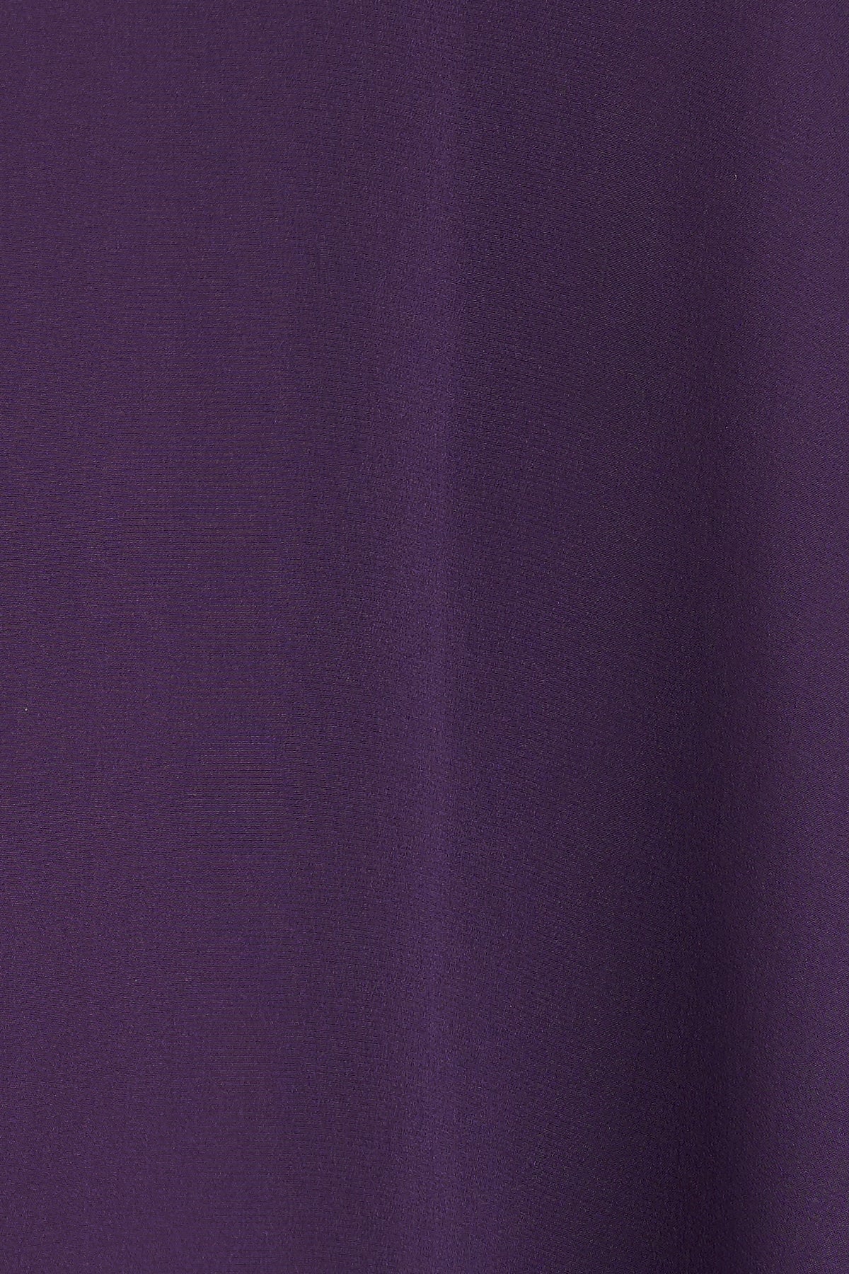 Halston | Wendy Top In Crepe De Chine | Eggplant
