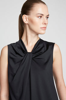 Halston | Mckinley Top In Luxe Jersey | Black