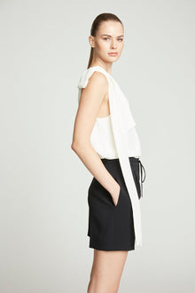 Halston | Alexandria Crepe Shorts | Black