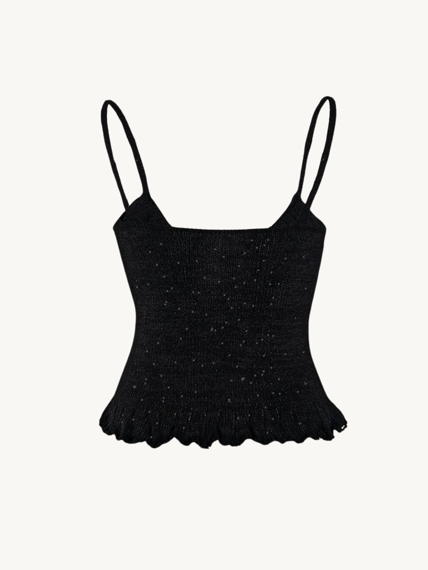 Michaela Camisole | Black Sequin
