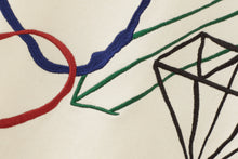 Unisex | Short Sleeve Embroidered Organic Cotton T-Shirt | Vild Lab No. 12 - Earth Rocks! Print