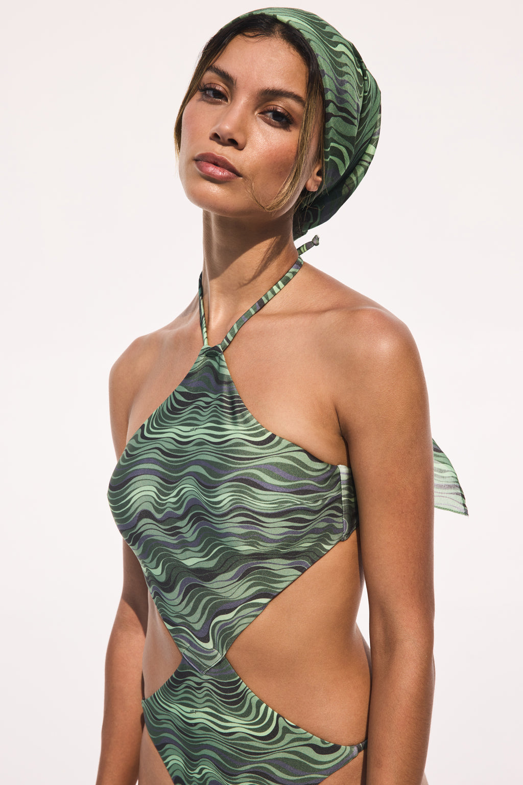 Camari One Piece | Saltation Basil Multi