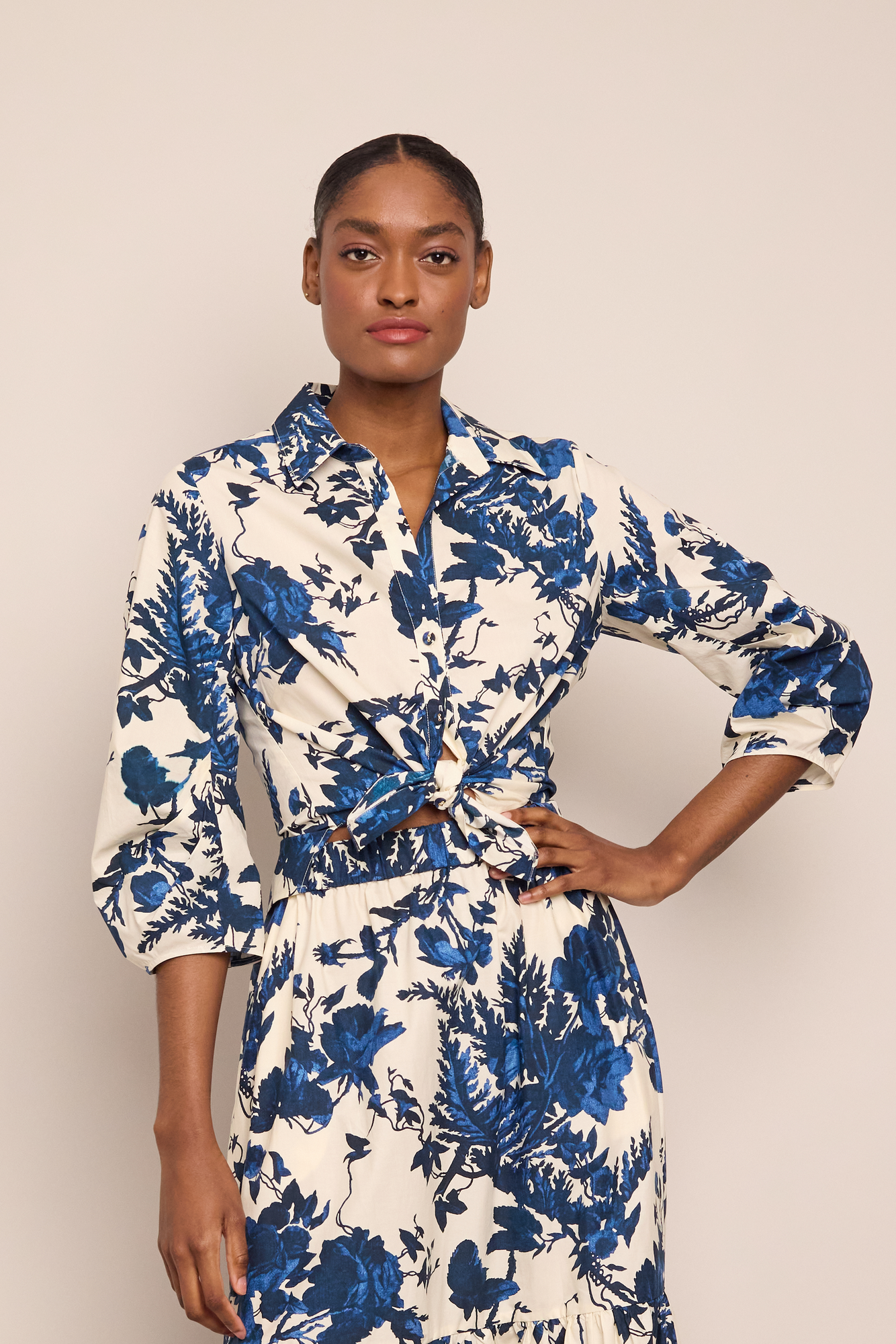 Marlo Shirt | Rosehip Blue