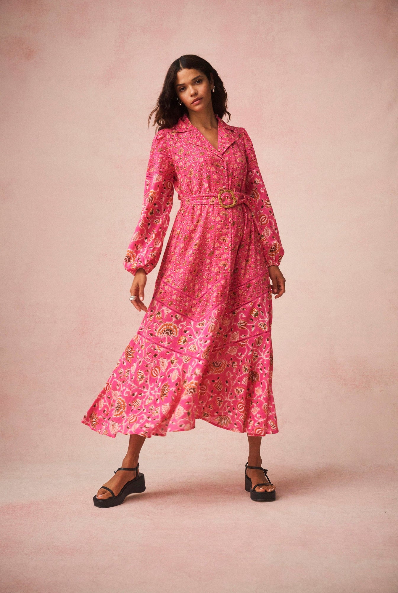 Nara Long Shirt Dress