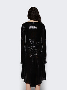 Women | Courrèges | Ellipse Glitter Dress | Black