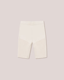 Paola Textured Cotton-Crochet Shorts | Creme