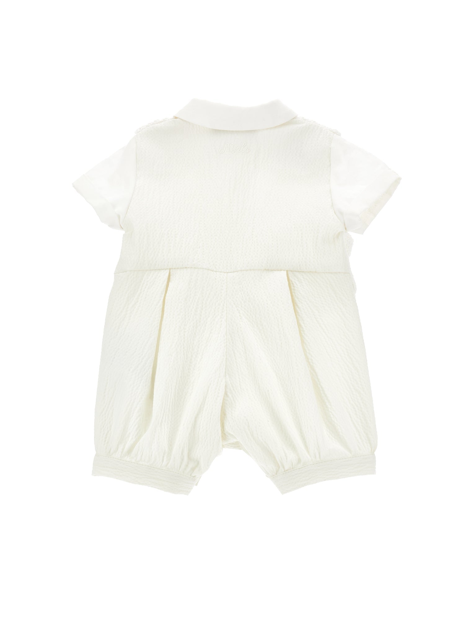 Boys | Seersucker Romper With Bow Tie | Butter