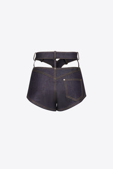 Raw Denim Butterfly Hot Short | Dark Indigo