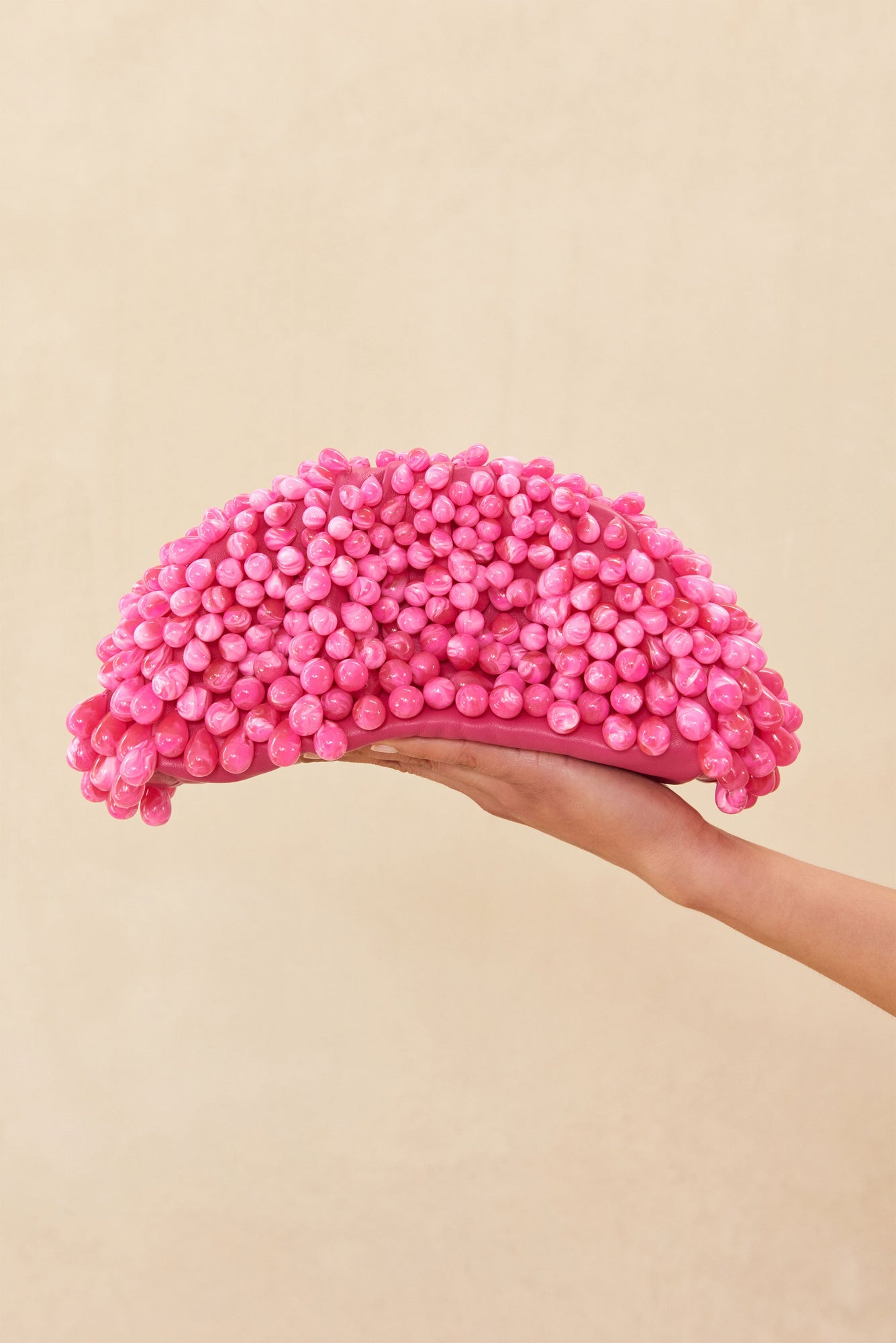 Jaala Mini Clutch | Dragonfruit