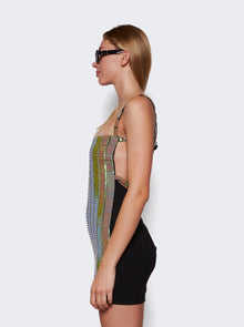 Women | The Attico | Embellished Rue Dress | Iridescent Green