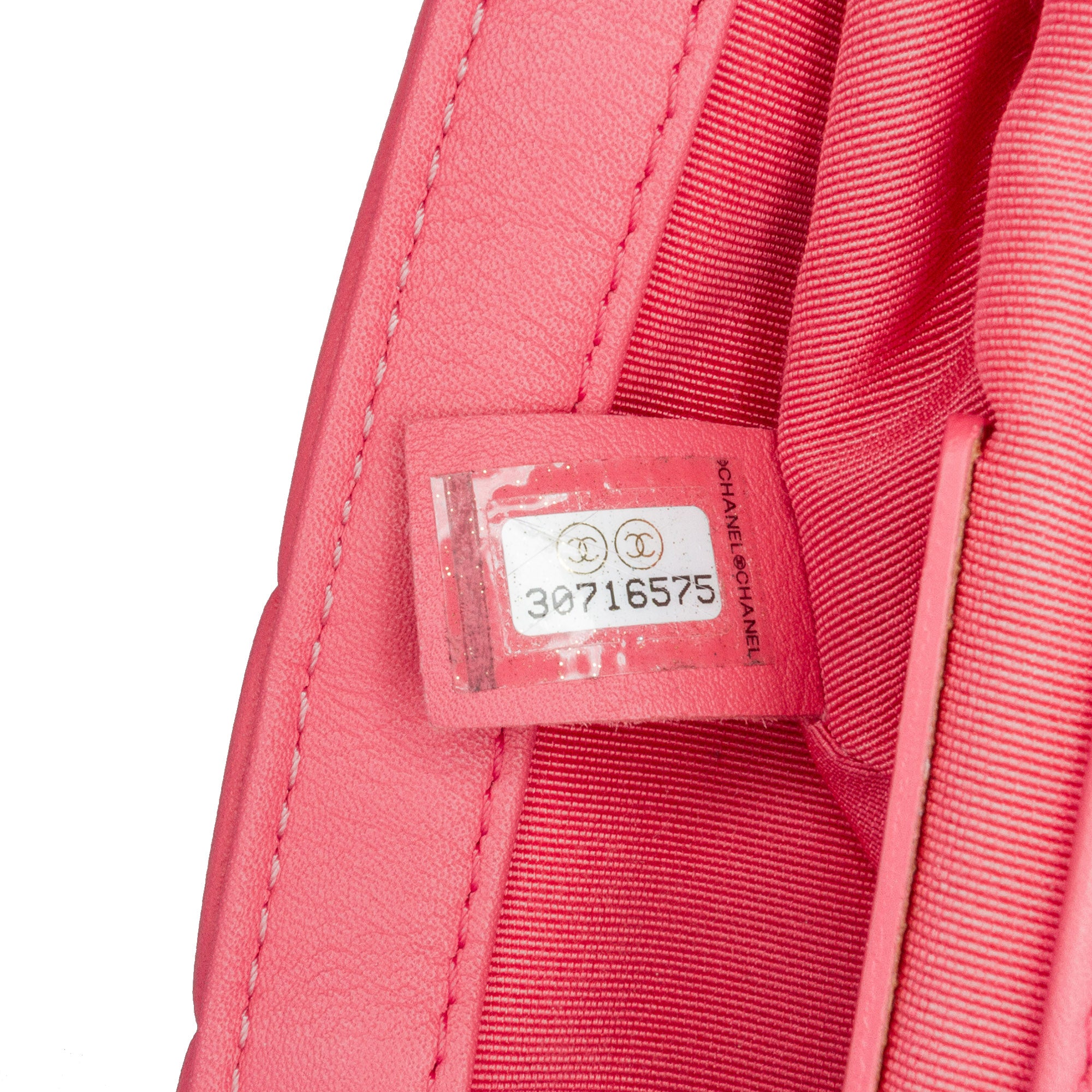 Chanel | Pre-Owned Mini Quilted Calfskin Bubbly Flap | Pink