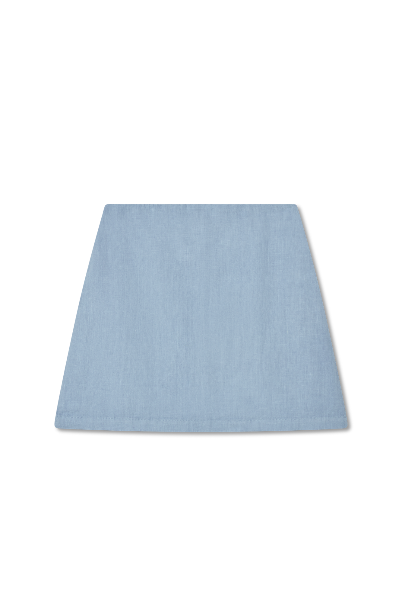 Ines Linen Mini Skirt | Baby-Blue