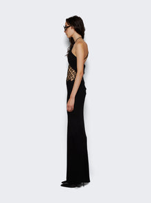 Women | Christopher Esber | Fluted Silk Column Dress | Black