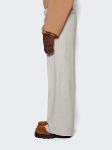 Men | MISBHV | Washed Linen Tailored Trousers Off | White