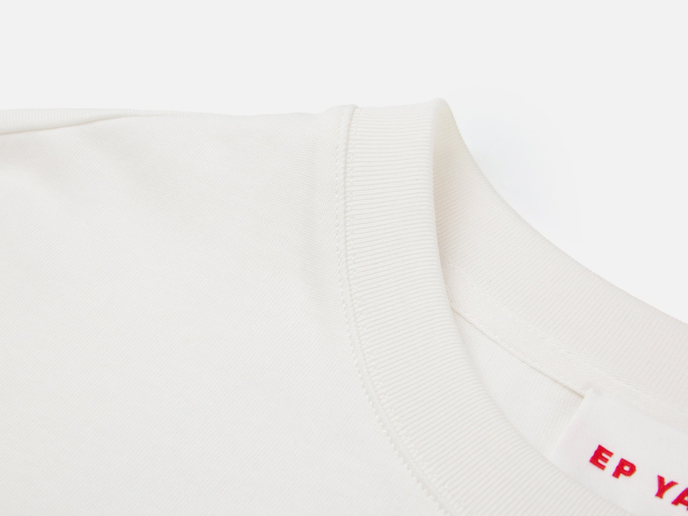 Loose-Fit Long Sleeve Tee | White