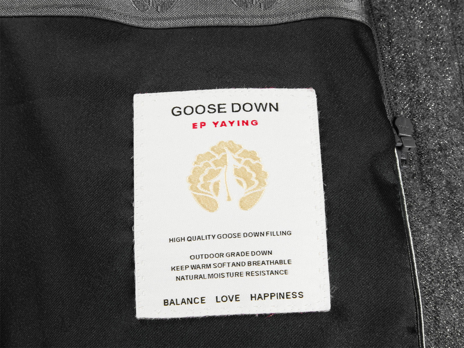 Wool-Blend Long Down Coat | Grey