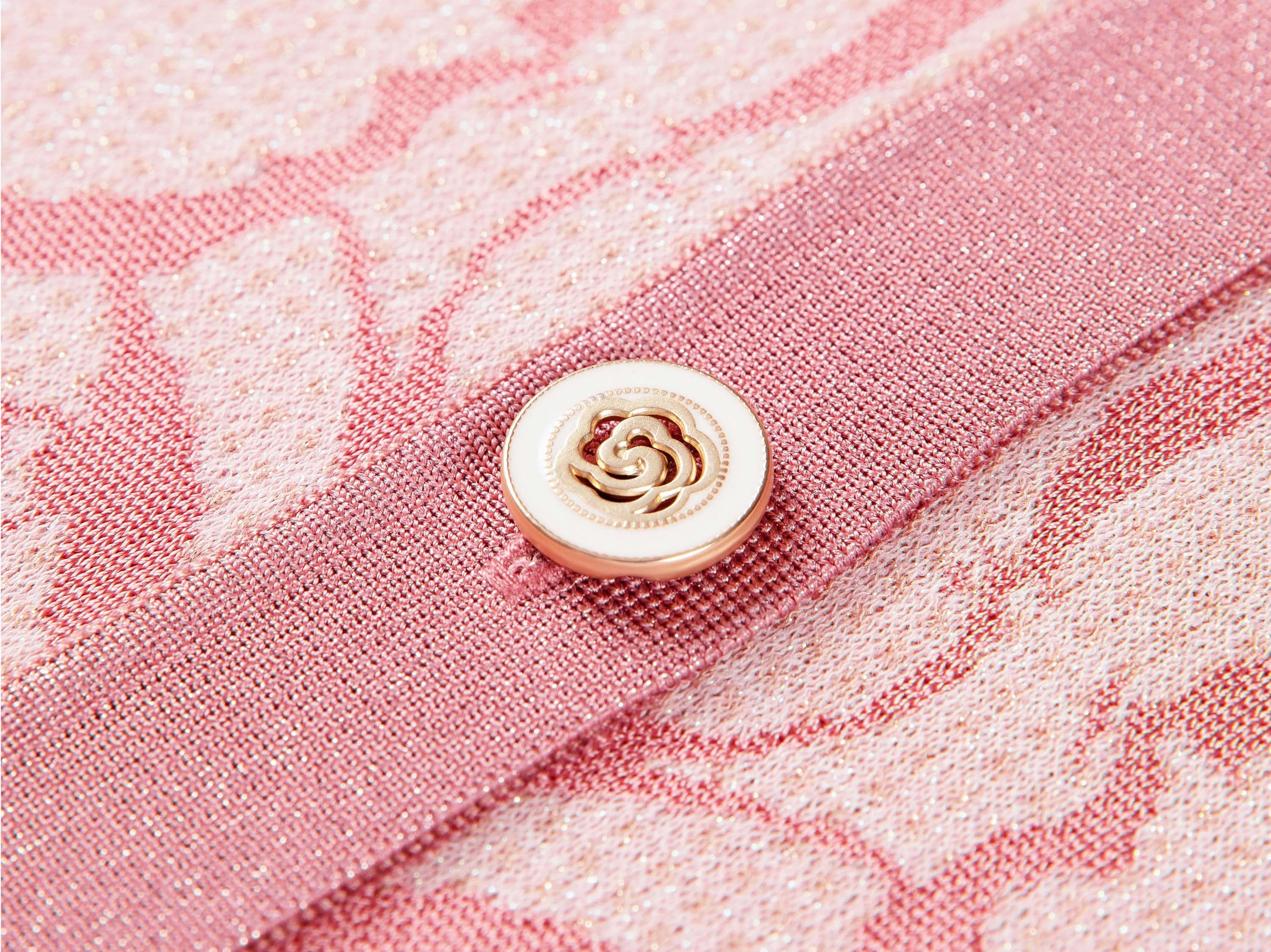 Sheer Knit Cardigan | Pink