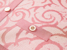 Sheer Knit Cardigan | Pink