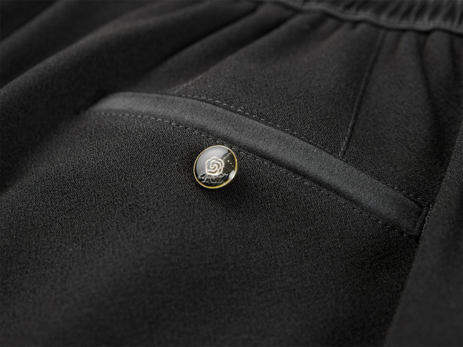 Triacetate Suit Pants | Black