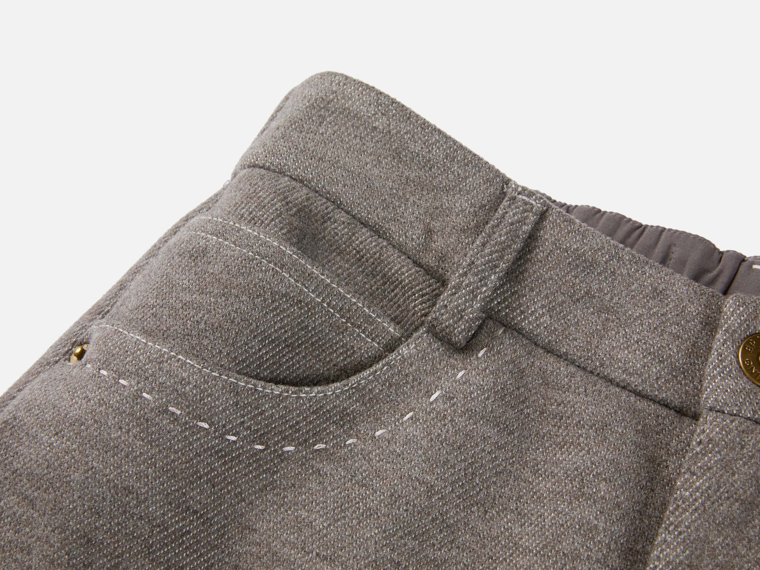 Wool Jeans | Green