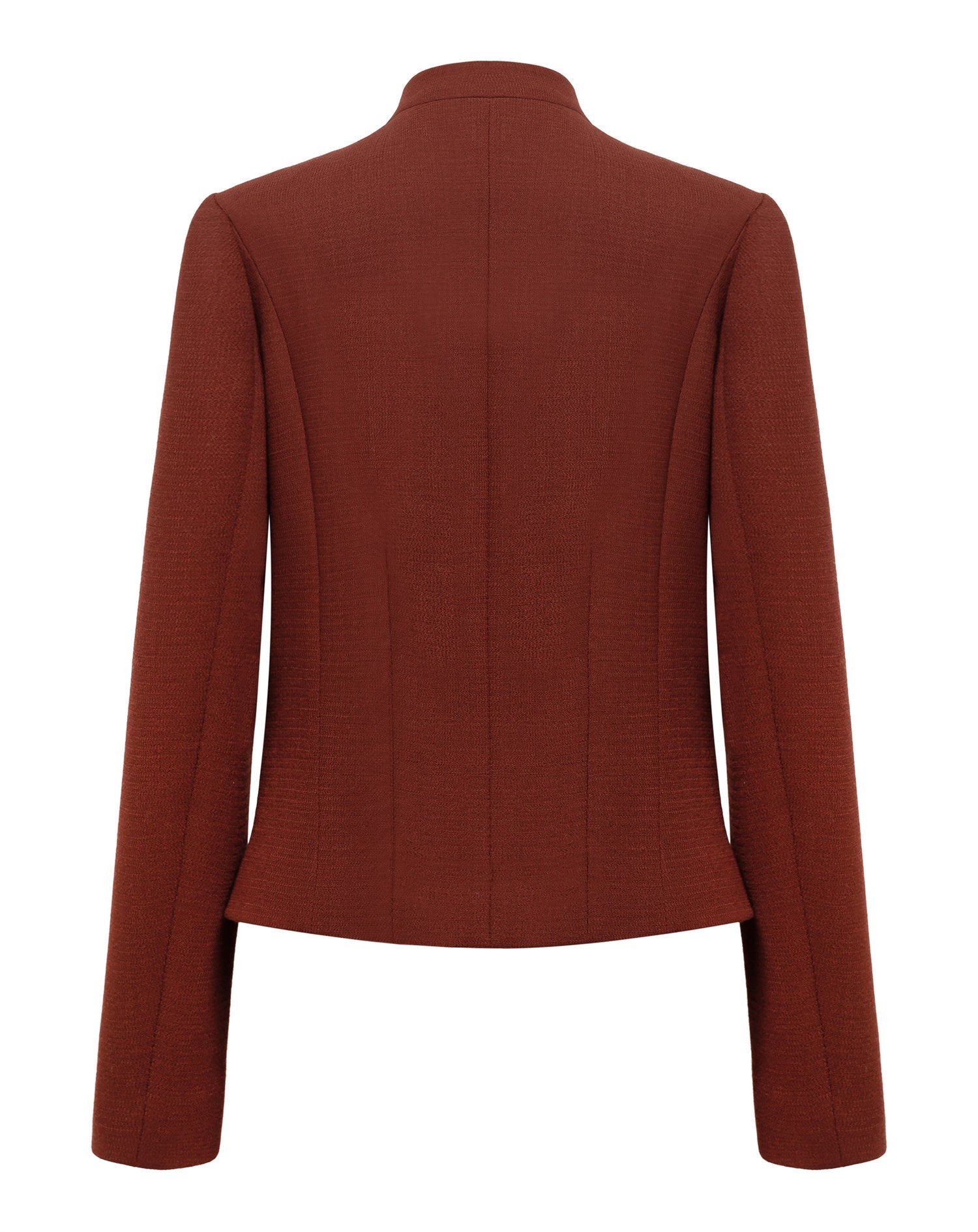 Wool Blazer | Wine Red
