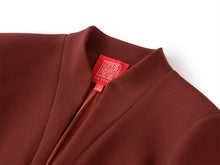 Wool Blazer | Wine Red