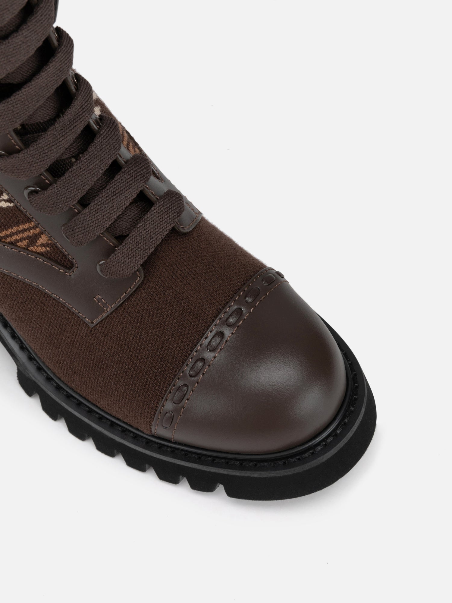 Jacquard Boot | Brown
