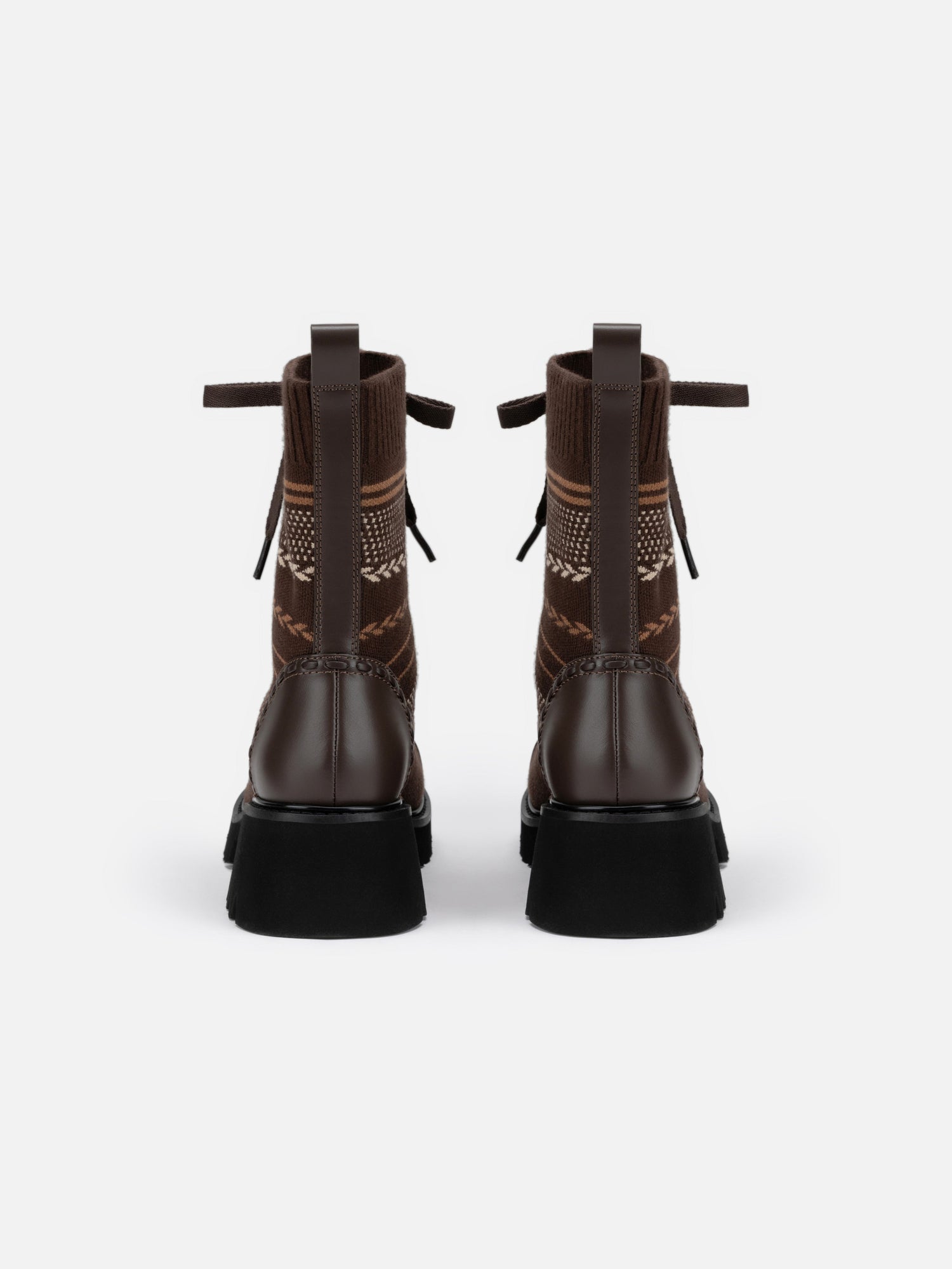 Jacquard Boot | Brown