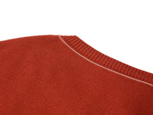 Wool Embroidered Sweater | Orange