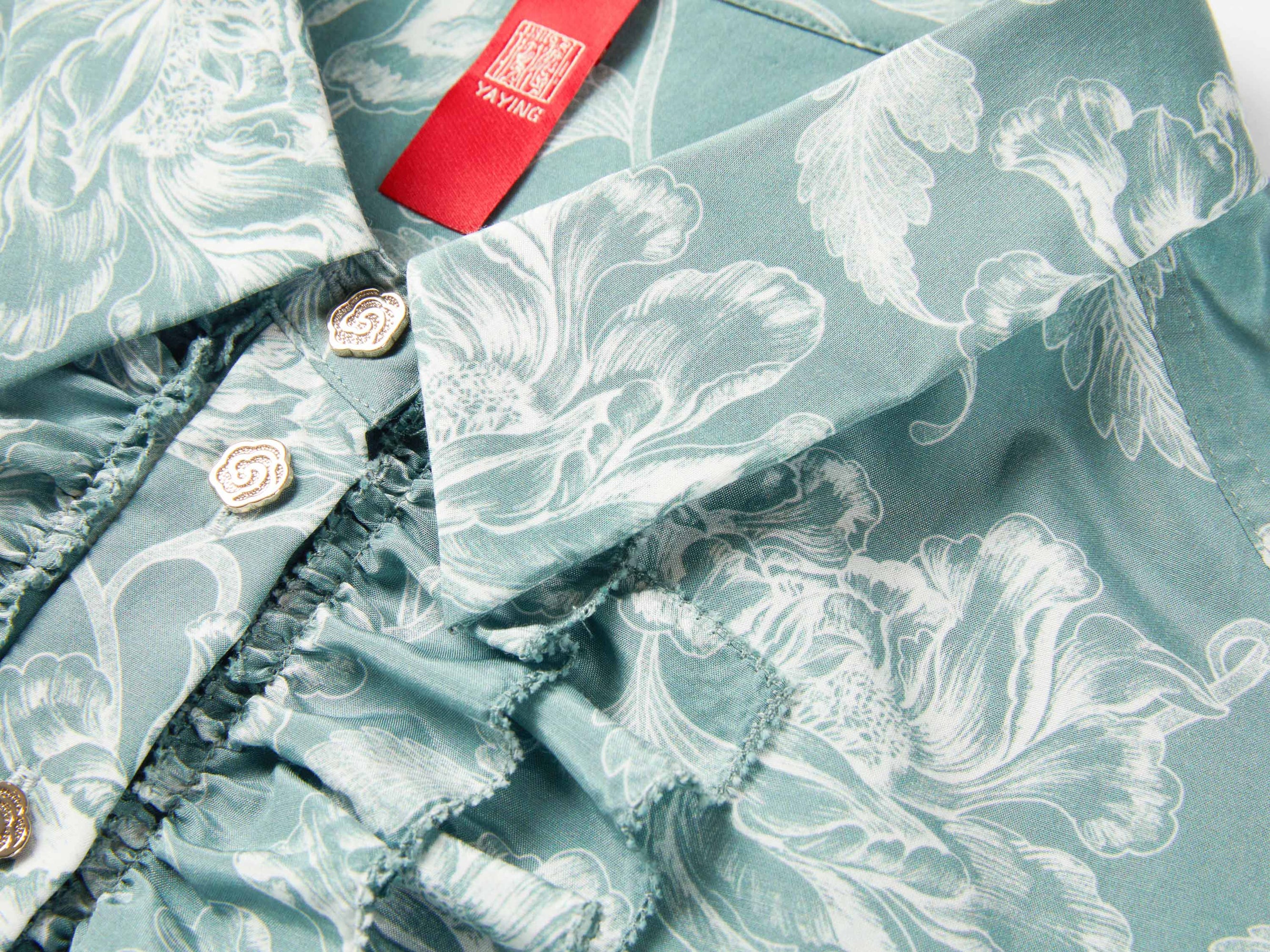 Printed Sleeveless Top | Green