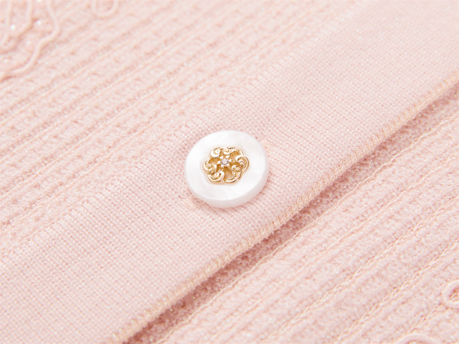 Knit Cardigan Sweater | Pink