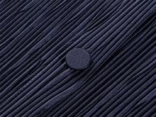 Pleated Textured Vest | Navy
