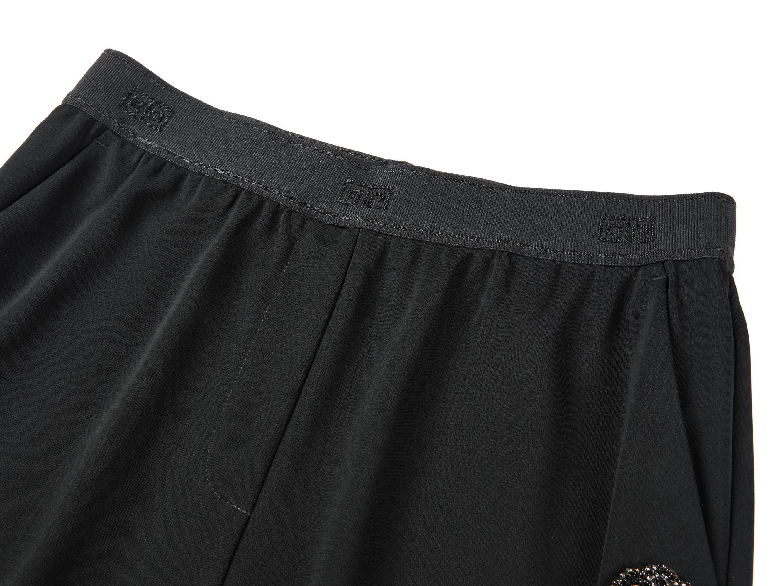wide-leg trousers | Black