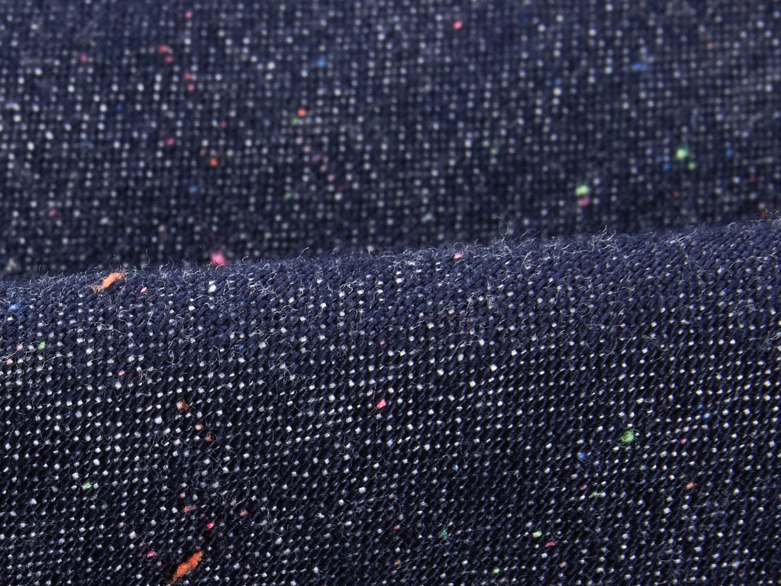 Cropped Denim Jacket | Navy