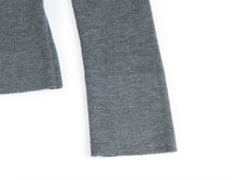 Pure Wool Knit Cardigan | Grey