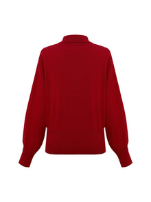 Polo Sweater | Red