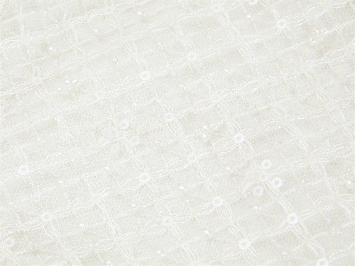 Silk Tie-Neck Embroidered Shirt | Beige