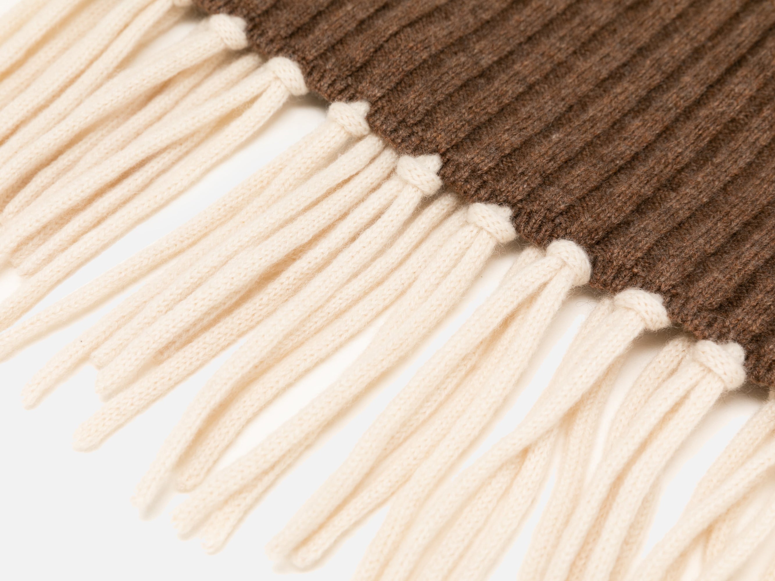 Printed Shawl | Beige/Brown